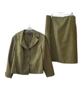 Isabella Olive Green Suit Size 18